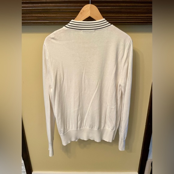 Sandro Cashmere Cardigan with Pearl Button - Picture 3 of 5